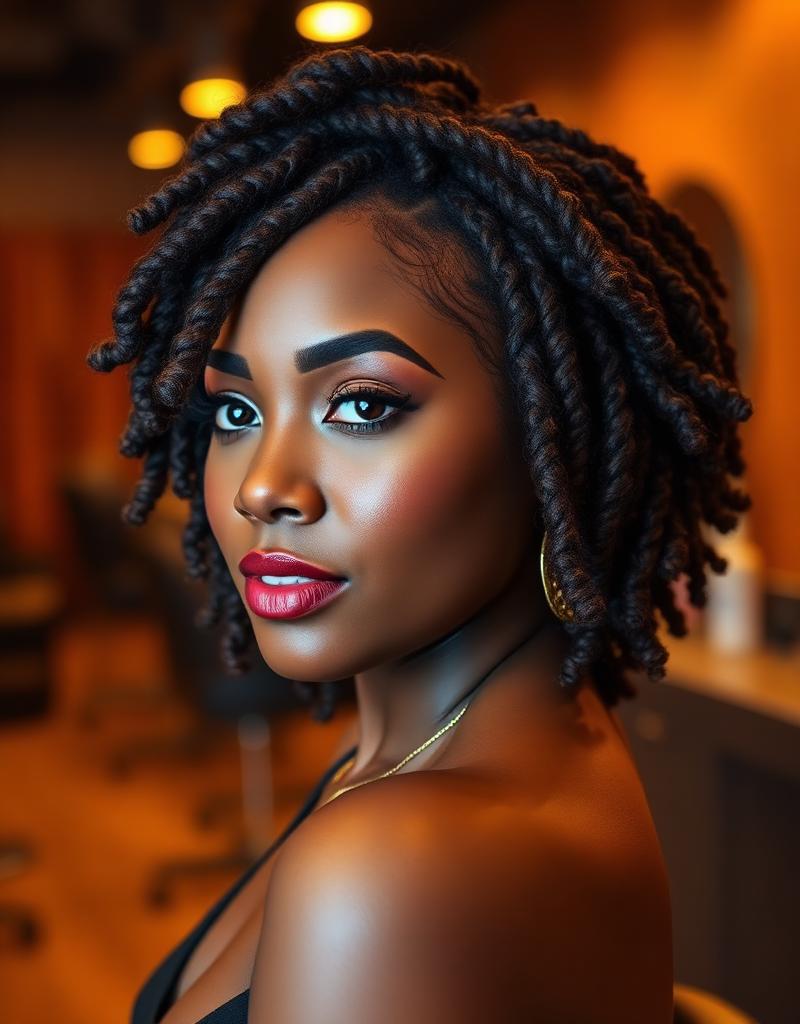 Faux Locs hairstyle example
